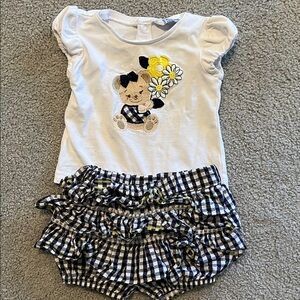 EUC Mayoral Matching Ruffle Skirt Outfit Set 🚭